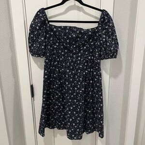 Maeve by Anthropologie Floral Puff Sleeve Dress